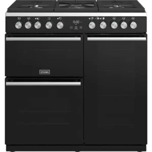 Stoves Precision S900DF Deluxe Zwart Voordeelprijs