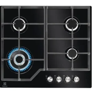Electrolux KGG64362K kookplaat Zwart Ingebouwd Gaskookplaat 4 zone(s) Seizoensaanbieding