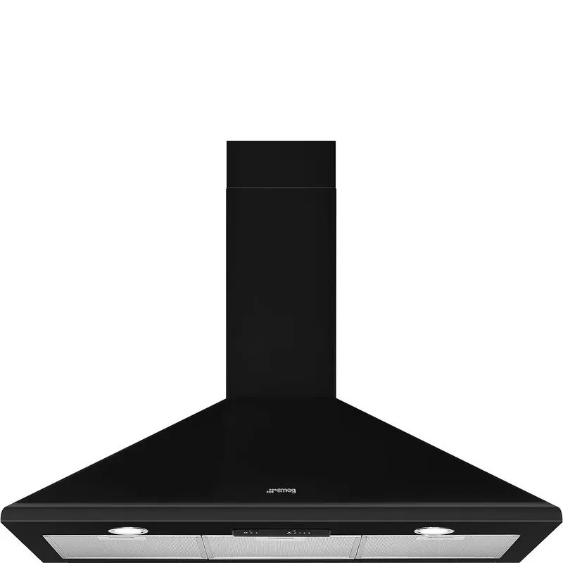 Smeg KSED95NEE afzuigkap Muurmontage Zwart 595 m³/uur B Lage Kosten