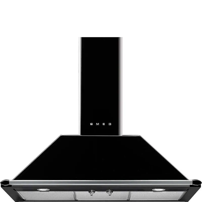 Smeg KT90BLE afzuigkap Muurmontage Zwart 820 m³/uur A Goedkoop