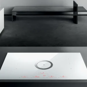 Elica NIKOLATESLA SWITCH WH/A/83 kookplaat Wit Ingebouwd 83 cm Inductiekookplaat zones 4 zone(s) PRF0146216A Hoge Kwaliteit