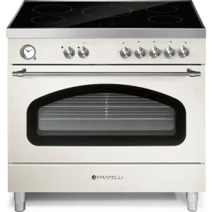 Fratelli VE2960I5FEMIVCR inductie fornuis met 5 zones / zones, rvs Hoge Kwaliteit