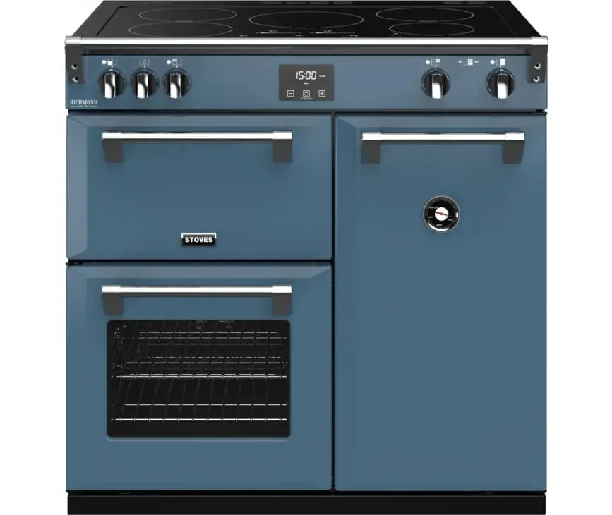 Finale Uitverkoop Stoves Richmond S900 Ei Deluxe Thunder Blue