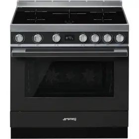 Exclusieve Aanbieding Smeg CPF9IPAN fornuis Vrijstaand fornuis Inductiekookplaat zones Antraciet A+