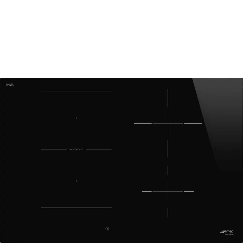 Smeg Universal SI1M4744D kookplaat Zwart Ingebouwd 75 cm Inductiekookplaat zones 4 zone(s) Nieuw
