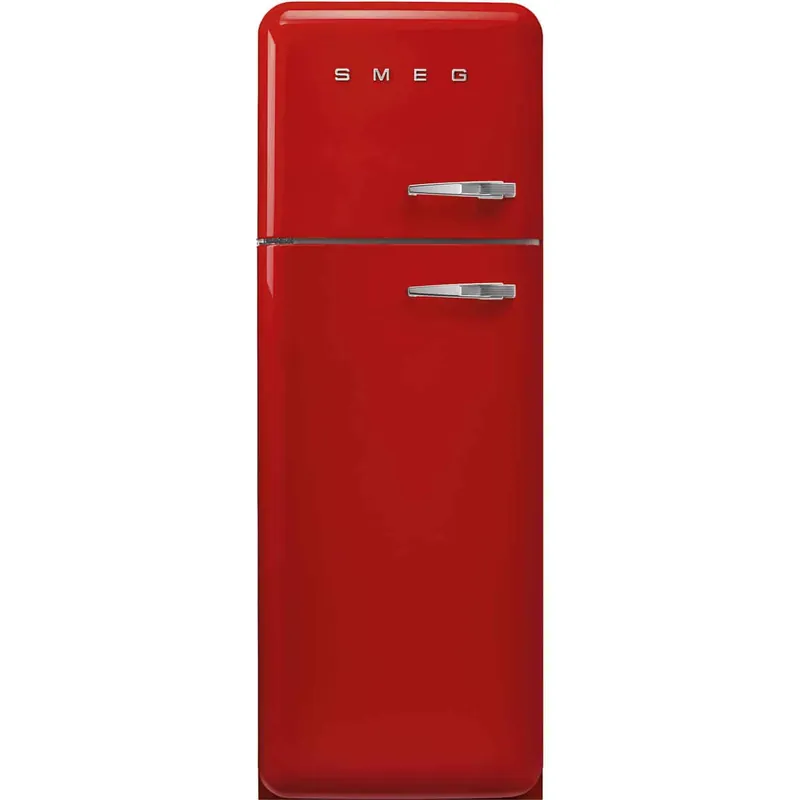 Gecertificeerd Smeg FAB30LRD5 koel-vriescombinatie Vrijstaand 294 l D Rood