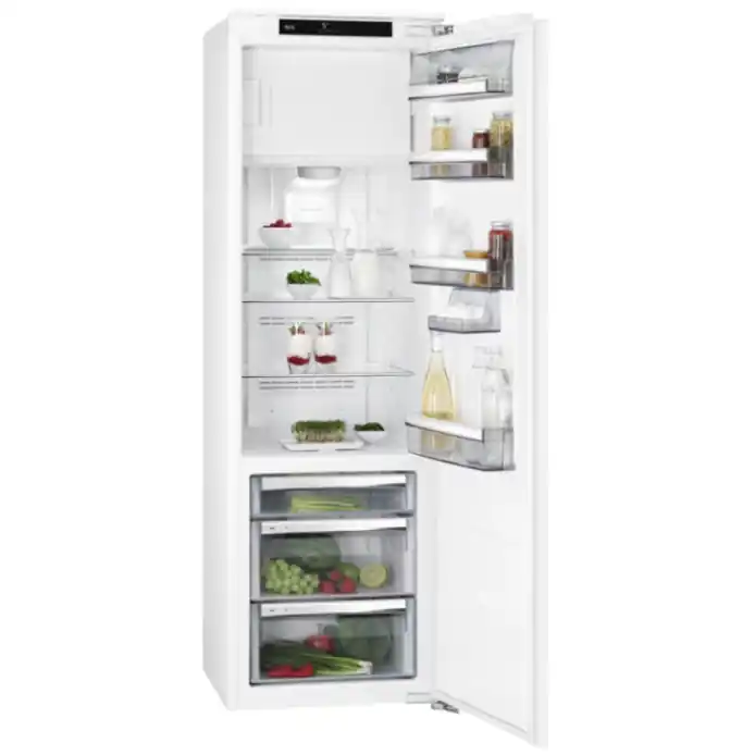 AEG SFE818E9ZC combi-koelkast Ingebouwd 253 l E Hout Laatste Kans