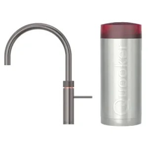 Gereduceerde Prijs QUOOKER COMBI FUSION ROUND GUNMETAL – 22FRGME