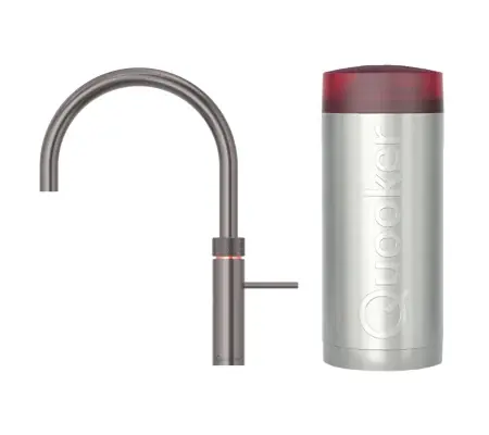 Gereduceerde Prijs QUOOKER COMBI FUSION ROUND GUNMETAL – 22FRGME