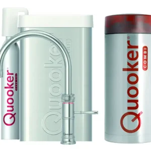 Speciale Aanbieding QUOOKER COMBI CLASSIC FUSION ROUND RVS + CUBE – 22CFRRVS