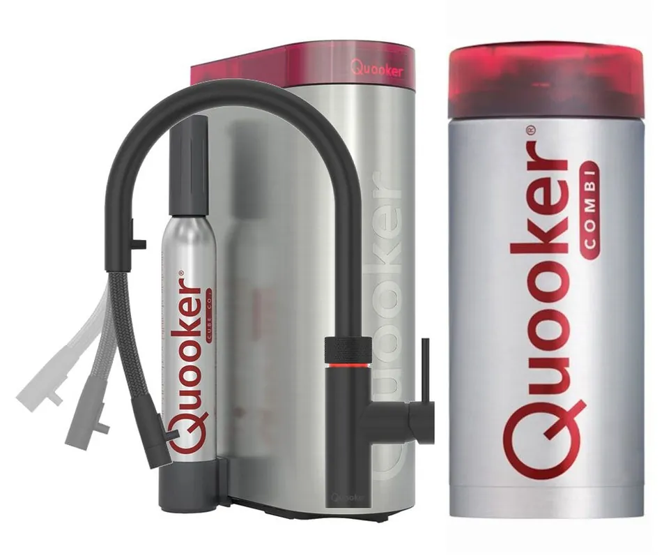 QUOOKER COMBI FLEX ZWART + CUBE – 22XBLK Koop Vandaag