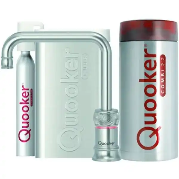 QUOOKER COMBI+ CLASSIC NORDIC SQUARE RVS + CUBE – 22+CNSRVS Nieuw