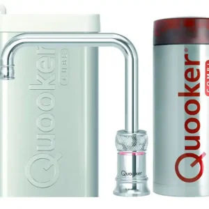 QUOOKER COMBI+ CLASSIC NORDIC SQUARE CHROOM + CUBE – 22+CNSCHR Nieuw