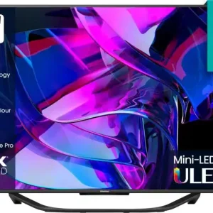 Hisense 65U7KQTUK tv 165,1 cm (65″) 4K Ultra HD Smart TV Wifi Grijs 1000 cd/m² DHZ314 Exclusieve Aanbieding
