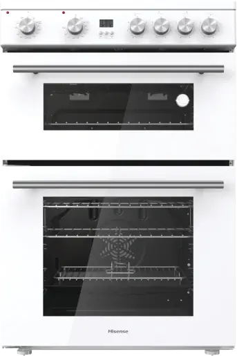 Superprijs Hisense HDE3211BWUK fornuis Vrijstaand fornuis Electrisch Keramisch Wit A DHZ334