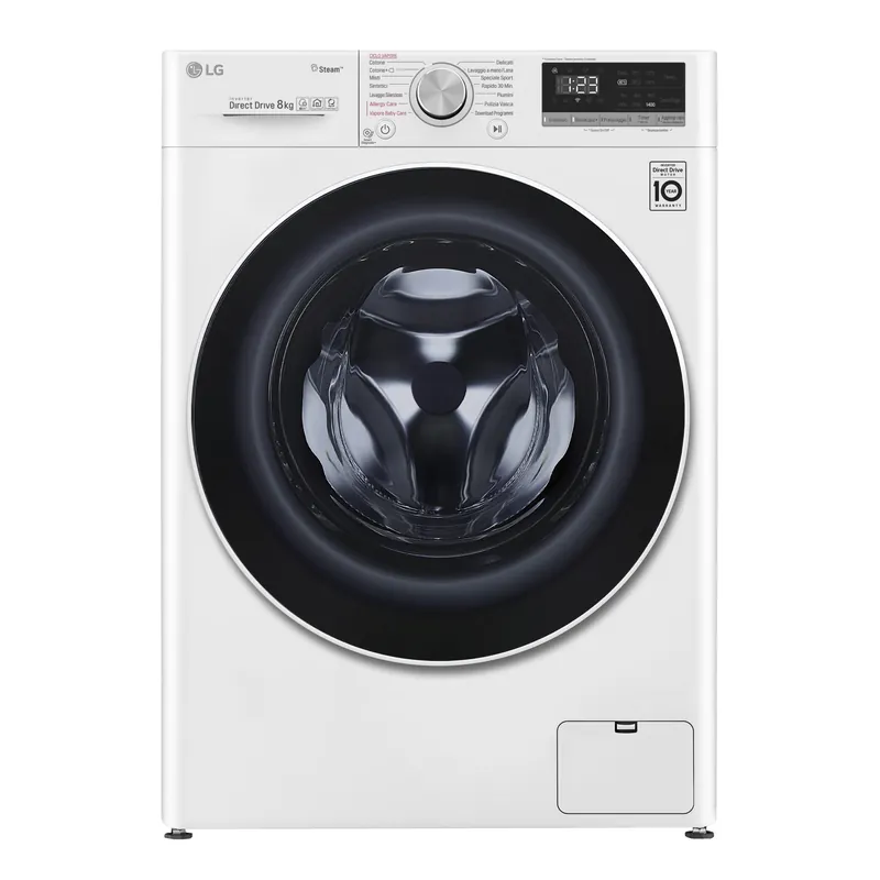 Aanbieding LG F4WV508S0 wasmachine Voorbelading 8 kg 1400 RPM Wit EWO737