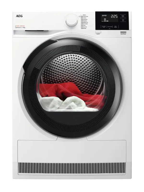 AEG Series 7000 TR718L4B wasdroger Vrijstaand Voorbelading 8 kg A++ Wit – DHZ1201 Bestel Nu