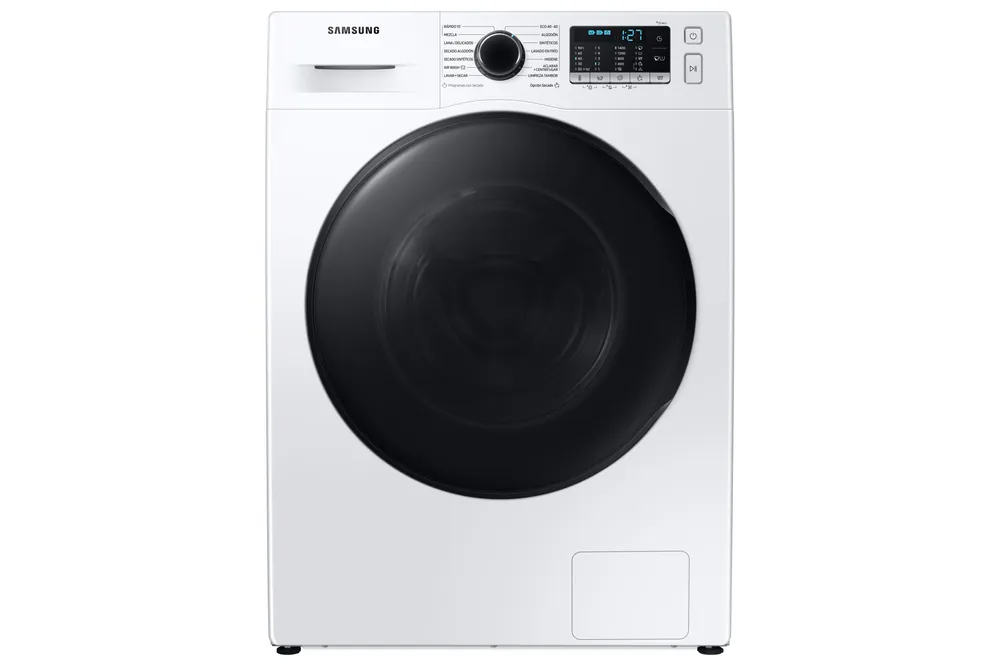 Samsung WD90TA046BE Was-droogcombinatie Vrijstaand Voorbelading Wit E – DHZ1198 Weekendaanbieding