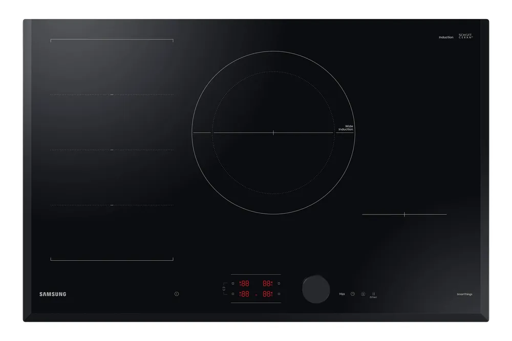 Gereduceerde Prijs Samsung NZ84C6058KK Zwart Ingebouwd 80 cm Inductiekookplaat zones 4 zone(s)