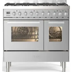 Direct Beschikbaar Ilve LD096WSCM3/SS gasfornuis