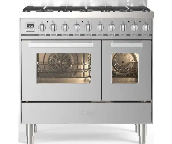 Direct Beschikbaar Ilve LD096WSCM3/SS gasfornuis