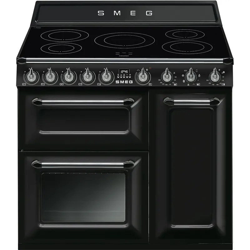 Smeg Victoria CUISINIARE TR93IBL2 Range-fornuis Inductiekookplaat zones Zwart A Bestseller