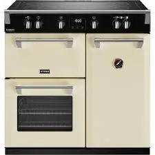 Veilige Betaling Stoves Richmond DX D900 Ei TCH crème inductiefornuis DHZ2008