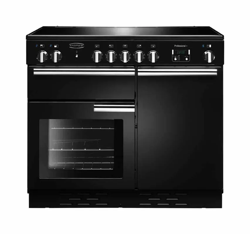 Rangemaster Professional + 100 Induction Vrijstaand fornuis Inductiekookplaat zones Zwart A EWO0001 Dagaanbieding