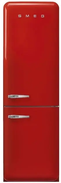 Smeg FAB32RRD5 koel-vriescombinatie Vrijstaand 331 l D Rood – ACTIE! Finale Uitverkoop