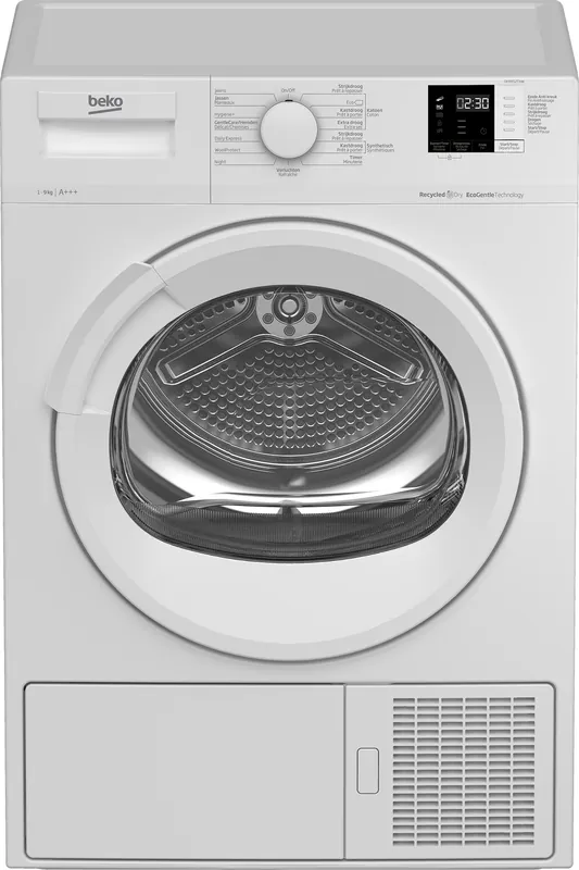 Veilige Betaling Beko DH9552TXW wasdroger Vrijstaand Voorbelading 9 kg – EWOA-ACTIE!