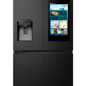 Hisense RQ760N4IFE amerikaanse koelkast Vrijstaand 577 l E Zwart – DHZ2935 Speciale Aanbieding