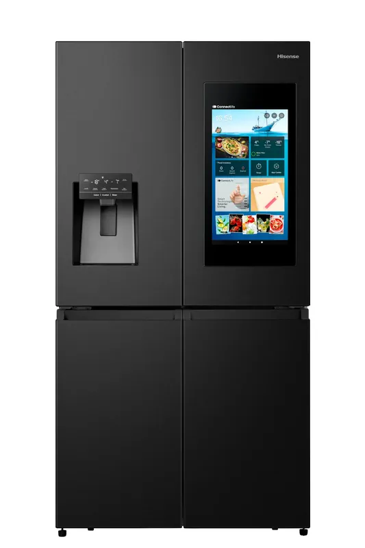 Hisense RQ760N4IFE amerikaanse koelkast Vrijstaand 577 l E Zwart – DHZ2935 Speciale Aanbieding