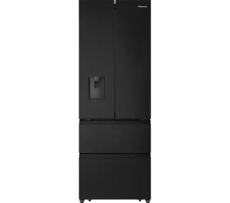 Meest Verkocht Hisense RF632N4WFE amerikaanse koelkast Vrijstaand 485 l E Zwart DHZ3341