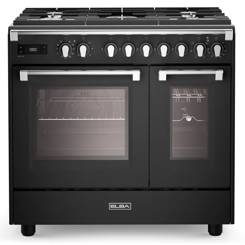 Goedkoop Elba EBS 965T MAA antraciet 90 cm gasfornuis