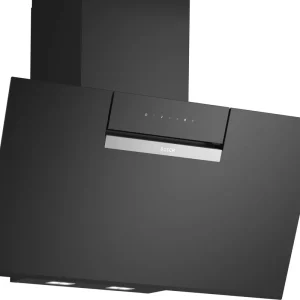 Bosch Serie 4 DWK87FN60 afzuigkap Muurmontage Zwart 431 m³/uur Op = Op