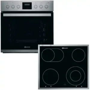 Bauknecht HEKO 500 H (HVS3TH8V2IN+CHR9642IN) oven met keramische kookplaat DHZ3321 Finale Uitverkoop