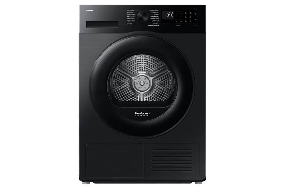 Samsung DV90DG52A0AB wasdroger Vrijstaand Voorbelading 9 kg Zwart – EWO3900 Seizoensaanbieding
