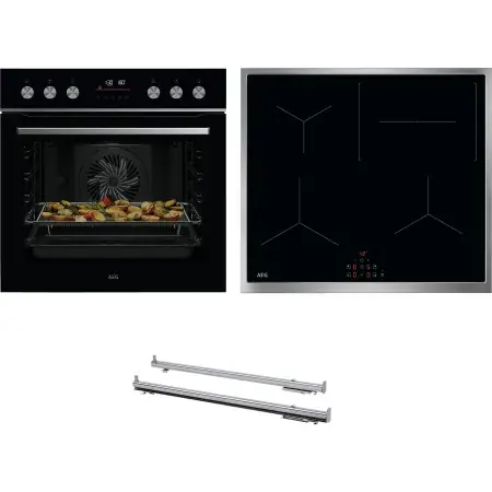 AEG Serie 5000 MM40HSPI – Inbouw oven- en kookplaat set – 71L – Pyrolyse & SurroundCook – DHZ3689 Lage Prijs