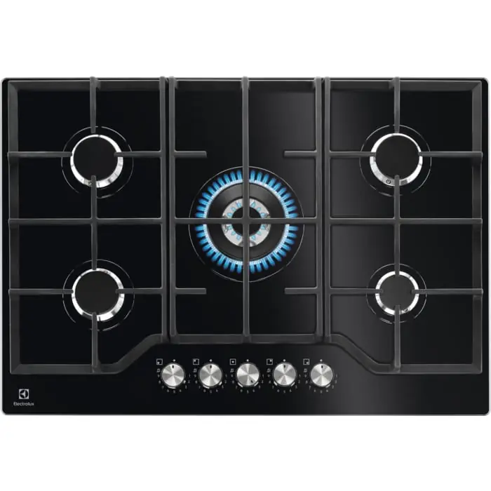 Actieprijs Electrolux KGG75362K Zwart Ingebouwd 74 cm Gaskookplaat 5 zone(s)
