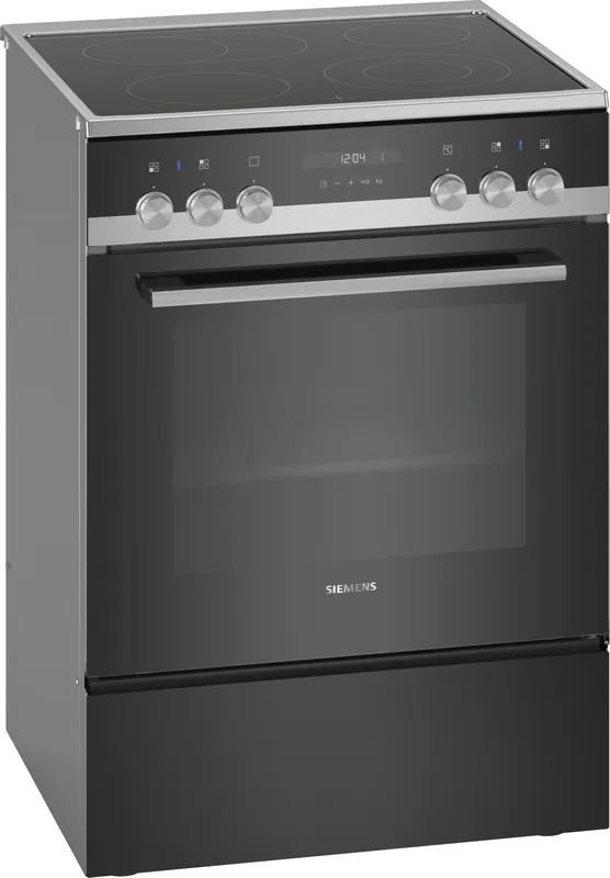 Snelle Levering Siemens iQ500 HK9S5A240 fornuis Vrijstaand fornuis Electrisch Keramisch Zwart – DHZ3418