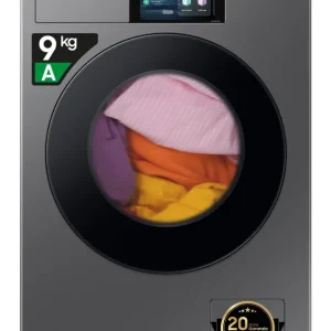 Samsung WF90F09C4SU2 wasmachine Voorbelading 9 kg 1400 RPM Zilver – EWO3941 Speciale Aanbieding