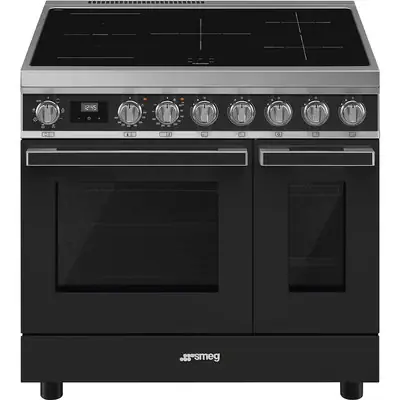 Smeg Master CUISINIERE CPF92IMA Vrijstaand fornuis Inductiekookplaat zones Antraciet A Voordeelprijs