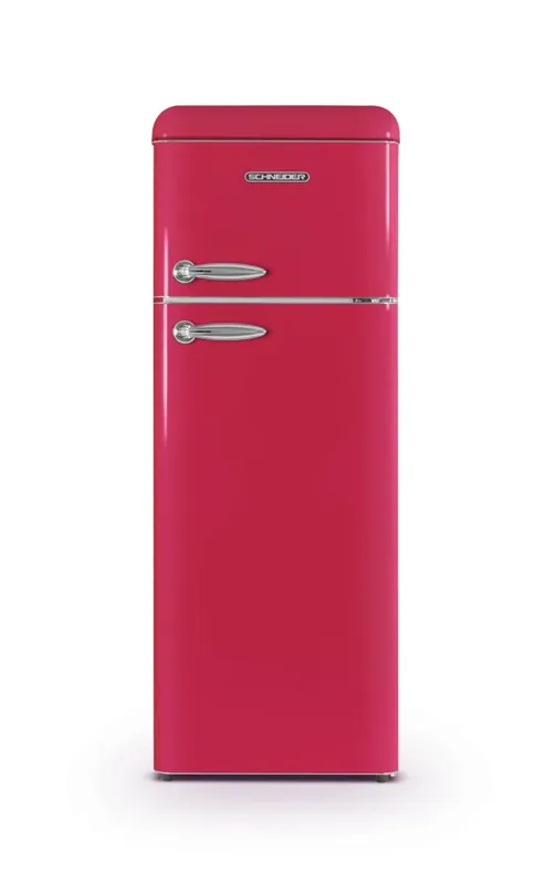 Voordeelprijs SCHNEIDER CONSUMER SCDD208VHAW koel-vriescombinatie Vrijstaand 211 l Roze