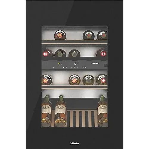 Goedkoop Miele KWT 6422 IG-1 10737480 wijnkoeler Thermo-elektrische wijnkoeler Ingebouwd Zwart 33 fles(sen)