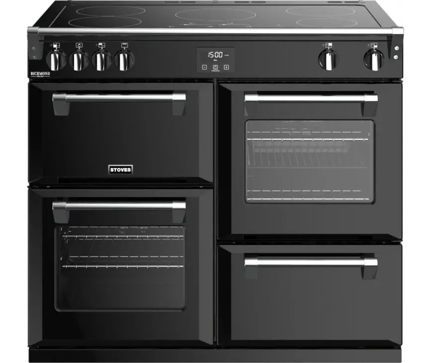 Stoves Richmond S1000 Ei Deluxe Zwart Favoriet