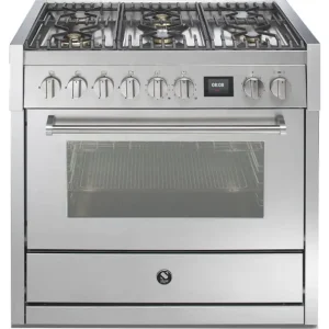 Merkproduct Steel GQ9S-6W gas fornuis met 6 branders, in meerdere kleuren