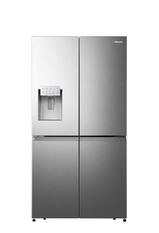 Hisense RQ760N4AIF Amerikaanse koelkast Vrijstaand 540 l F Roestvrijstaal DHZ921 Veilige Betaling