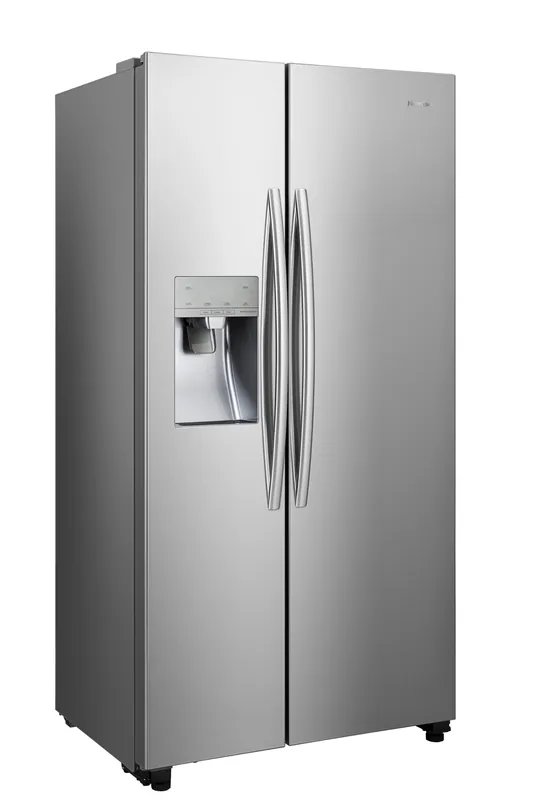 Op = Op Hisense BCD535WPZR Amerikaanse koelkast Vrijstaand 562 l E Roestvrijstaal EWO10525-5