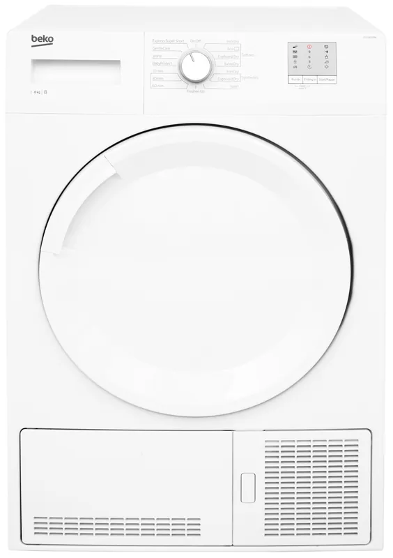 Alleen Vandaag Beko DTGC8001R wasdroger Vrijstaand Voorbelading 8 kg B Wit DHZ1518