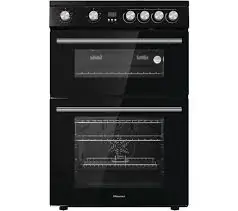 Gereduceerde Prijs Hisense HDE3211BBUK fornuis Vrijstaand fornuis Electrisch Keramisch Zwart DHZ1736